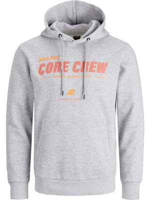 Jack & Jones Jack&jones 12221718 Onu Yazılı Kapsonlu Kanguru Cep Sweat