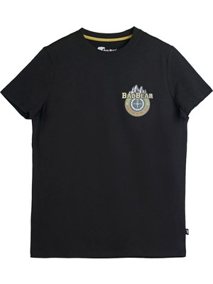 Bad Bear Anderson Siyah Erkek Baskılı Tişört