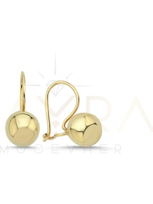 Kayra Mücevher Altın Top Küpe AHK115