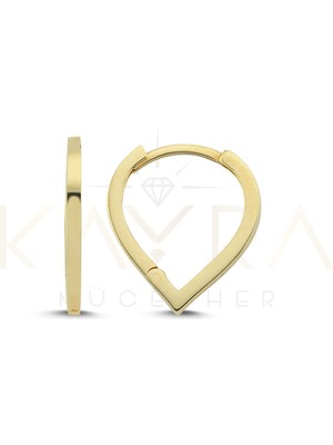 Kayra Mücevher Altın Halka Küpe AHK40