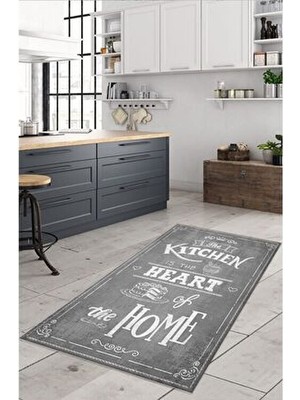 Dekomod Dekoratif Dijital Baskılı Kaymaz Taban Mutfak Halısı