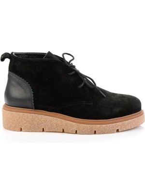 Harley Davidson Siyah Hakiki Deri Kadın Bot & Bootie K02028011002