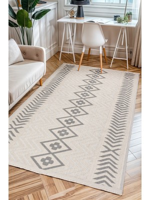 Aden Lima Pamuk Dokuma Halı |kaymaz Tabanlı |makinede Yıkanabilir Modern Halı |kilim, Yolluk LMA01