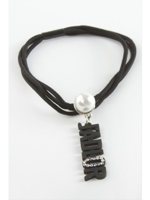 Makay Sallantılı Inci Lastikli Toka