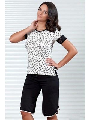 Şahinler Kolu Dantelli Kapri Takım B454