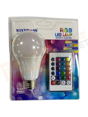 Winnboss Ekl-01 Rgb Kumandalı 9W Ampül