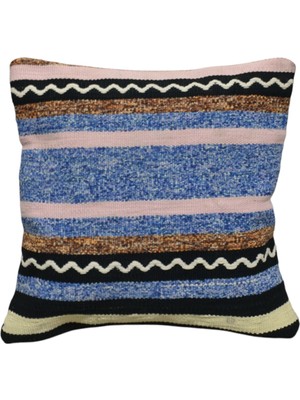 Kilim Antik El Dokuma Dekoratif Kilim Kırlent Yastık Kılıfı 0914 - Yeni - Çok Renkli