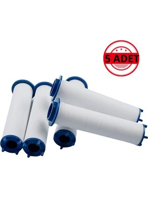 Teknotrust Saç ve Cilt Koruyucu Duş Başlığı Filtresi, 5 Adet, Kireç ve Tortu Önleyici, Beyaz