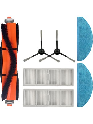 robotyedek Philips 7000 Serileri ile Uyumlu Yedek Fırça Hepa Filtre Mop Seti-7 Parça