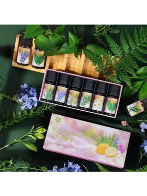 Sonx 6'lı Ekonomi Karışık Set Esansiyel Uçucu Yağı Buhardanlık Difüzör Esansı Oda Kokusu