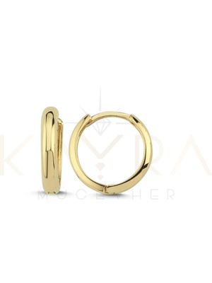 Kayra Mücevher Altın Halka Küpe AHK47