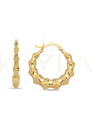 Kayra Mücevher Altın Halka Küpe AHK100