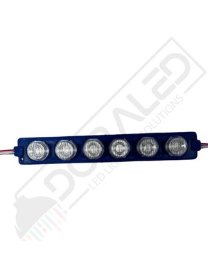 Dora Led 12 Volt 6 Watt 6 Mercekli Mavi Modül LED 10 Adet