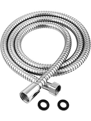 Belirtilmemiş - 150 CM Paslanmaz Çelik örgülü  Duş Spiral Hortumu