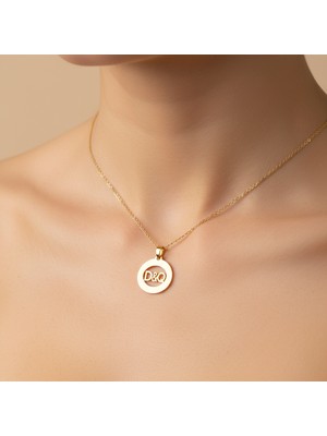 TabiTela 8 ayar altın kolye ucu D&Q GM11029 0.5 gr