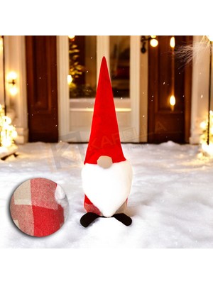 Empressco Kırmızı Noel Baba Kapı Stoperi, Eğlenceli ve Şık Süsleme, Yılbaşı Dekorasyonu