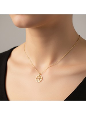 TabiTela 14 ayar altın kolye ucu mercan   GM6562 1 gr