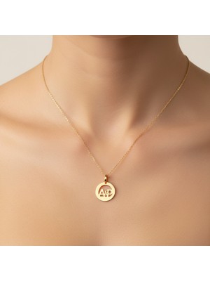 TabiTela 8 ayar altın kolye ucu A&P GM10119 1 gr