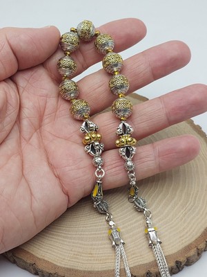 Zaza Prestij Serisi – Desenli Koleksiyonluk Zaza Tesbih 12*11,5mm (61236)