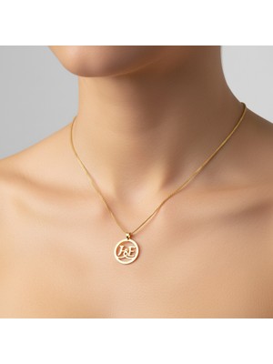 TabiTela 8 ayar altın kolye ucu E&H GM11178 1 gr