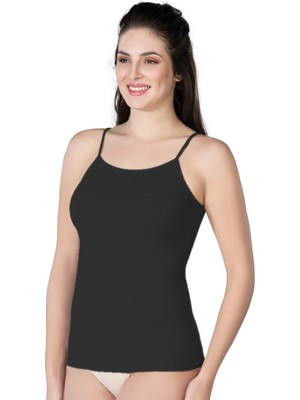 Marsilyan Siyah Mı Emay 1410 Modal Cotton Ince Askılı Atlet