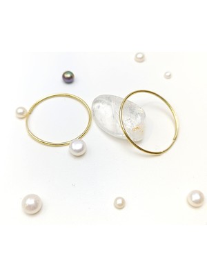 Genel 33MM Klasik Bombeli Halka Küpe 14 Ayar Altın Hd Videolu