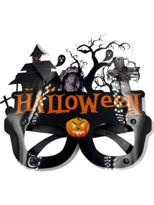 Le Mabelle Siyah  Halloween Temalı Parti Gözlüğü