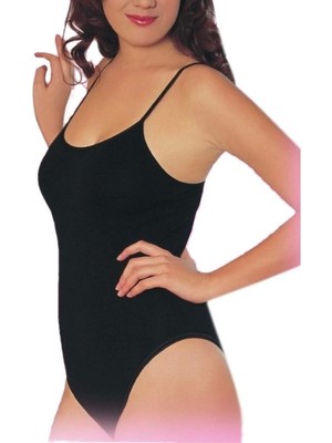 Marsilyan 9251 Bayan Ince Askılı Çıtçıtlı Body