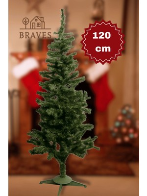 Empressco 120 cm Yeşil Dallı Yapay Çam Ağacı, Kolay Kurulum ve Dekoratif Kullanım