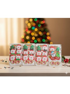 Empressco Çok Renkli Yılbaşı Gözlük Figürlü Eğlenceli Takım