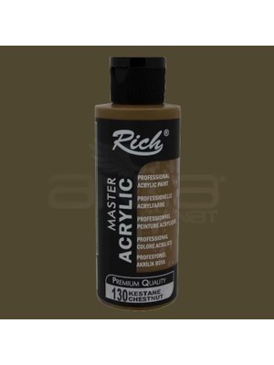 Rich Master Akrilik Boya 120 ml 130 Kestane Profesyonel Kalite Akrilik Boya