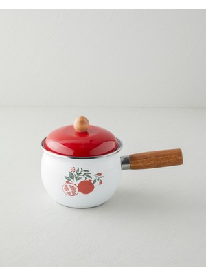 English Home Garnet Emaye Sos Tenceresi 1,6L Kırmızı