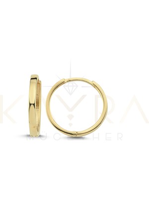 Kayra Mücevher Altın Halka Küpe AHK56