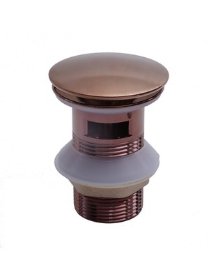 Fontana DR-03M Mat Rose Sifon Üst Takımı (Tahliye Delikli)