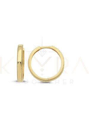 Kayra Mücevher Altın Halka Küpe AHK51