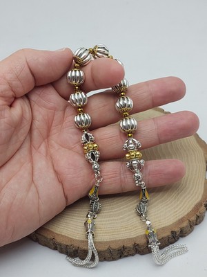 Zaza Prestij Serisi – Desenli Koleksiyonluk Zaza Tesbih 12*11MM (61232)