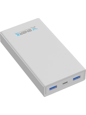 Enerx ENR-P20T 20.000 mAh 22.5 Watt Powerbank Beyaz