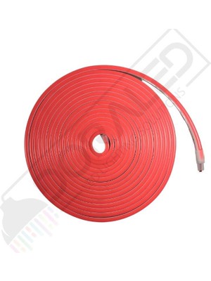 12 Volt 6X12MM Pembe Esnek Neon LED 5 Metre (1 Cm'de Kesilebilir.)