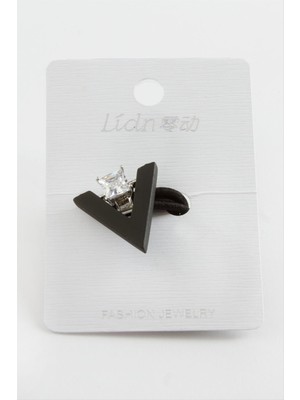 Makay Kare Taşlı Lastikli Toka