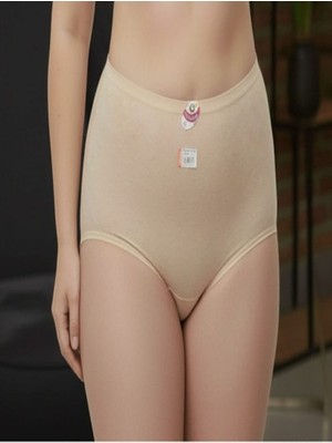 6' Lı Siyah Transferli Yüksek Bel Büyük Beden Ribana Bato Külot