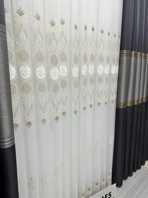 Nivemes Home Nivemeshome Artemis 1/3 Sık Pileli Tül Perde Apm