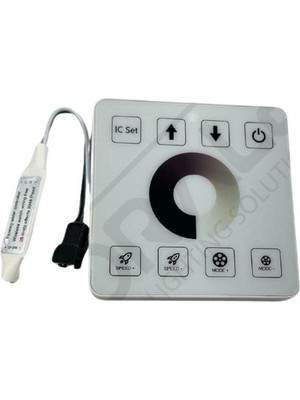 Duvar Tipi Tek Renk Pixel Şerit Kontrol 12-24 Volt