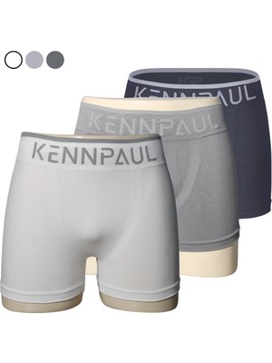 Kenn Paul 3'lü Dikişsiz Mikro Kumaş Boxer | Serin, Hafif ve Esnek Konfor