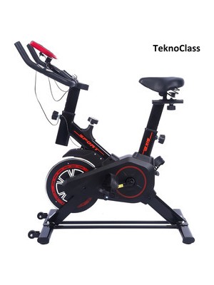 TeknoClass Dikey Ayarlı Kondisyon Bisikleti 120 kg Taşıma Kapasitesi Manuel Direnç Mekanizması
