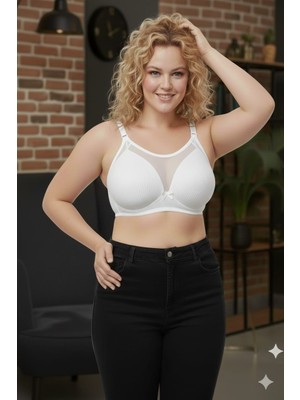 C Cup Telsiz Süngerli Yandan Destek Telli Toparlayıcı Sütyen