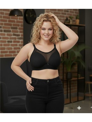 C Cup Telsiz Süngerli Yandan Destek Telli Toparlayıcı Sütyen