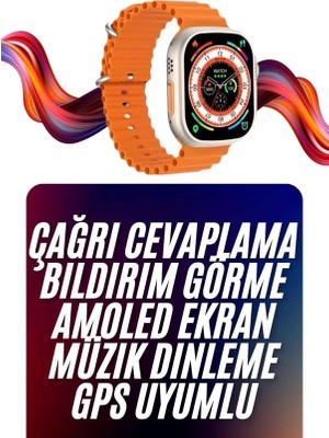 Ceylan Adam Android ve Ios Uyumlu Uyku ve Sağlık Takibi Yapabilen 3 Kordonlu Akıllı Saat