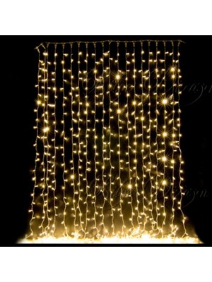 Empressco 3x3 LED Perde Sarı Işık, Çok Renkli, Dekoratif ve Şık Aydınlatma Seçeneği