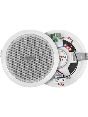 Magicvoice TPI-350 5.25" (13.5 Cm) Hat Trafolu Alçıpan/asma Tavan Tipi Hoparlör (6W Rms - Mp3 USB Uyumlu) - Beyaz