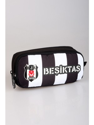 Dekomus Cep Defteri Hediyeli" Yeni Sezon Lisanslı Beşiktaş Çubuklu Kalem Çantası